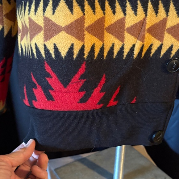 Pendleton Red and Black Geometric Utility Jacket - Picture 6 of 11